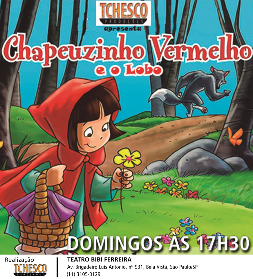 Página Inicial chapeuzinho vermelho e o lobo